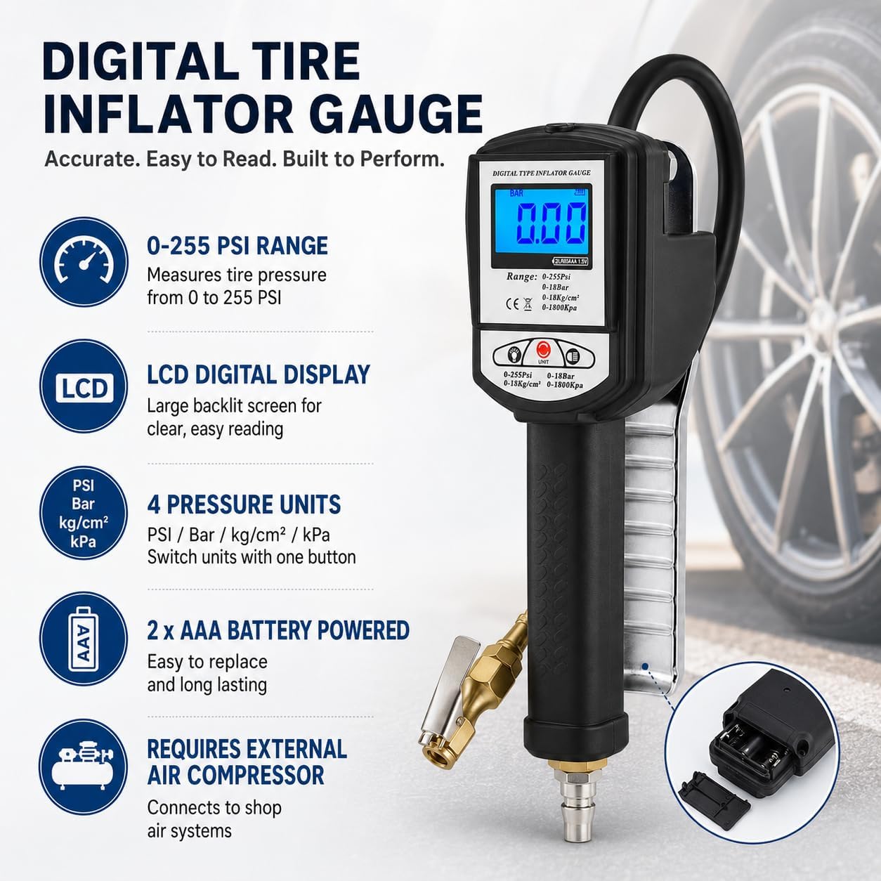 Digital Tire Pressure Gauge