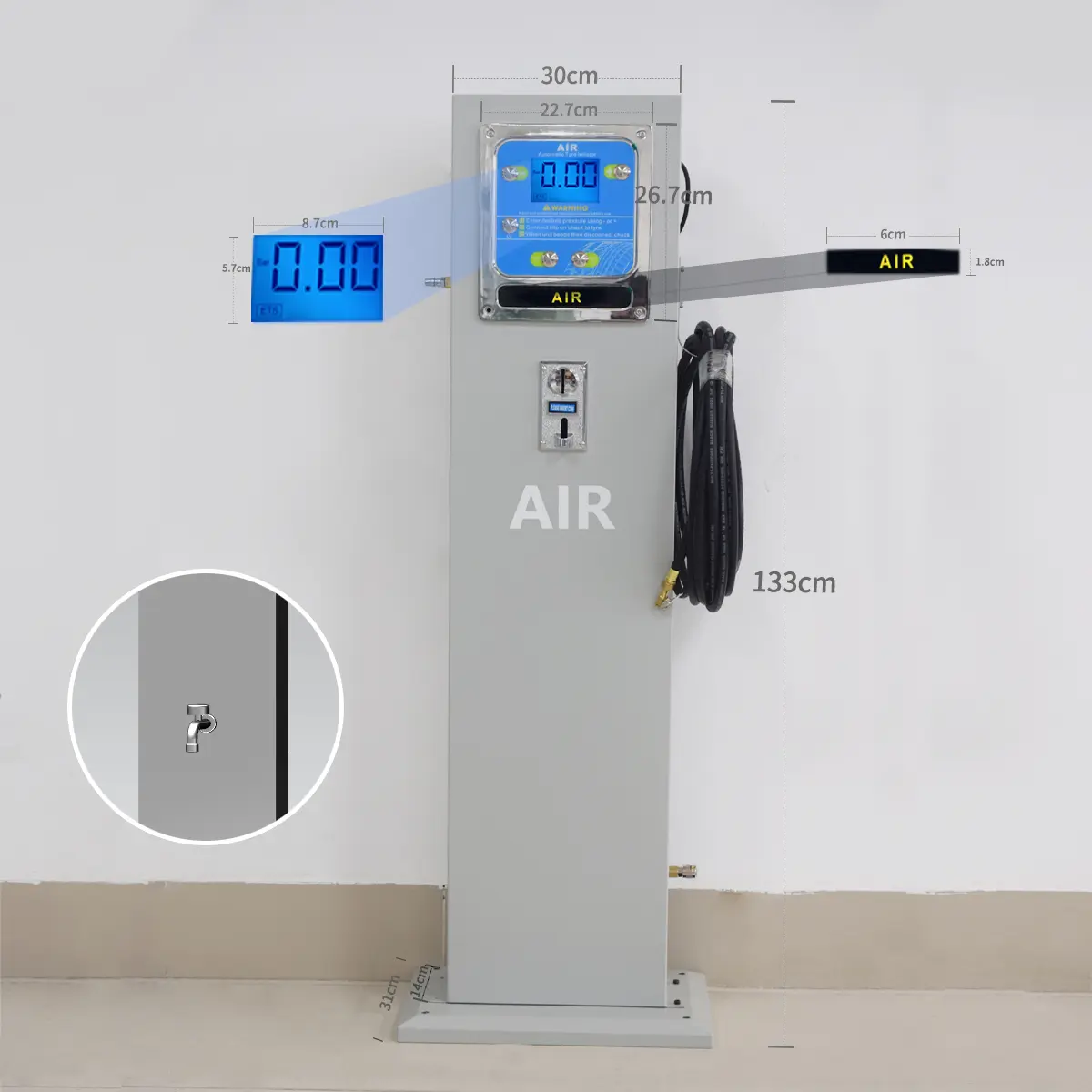 SEAPENG DP-Q08 High-Speed Vertical Tire Inflator
