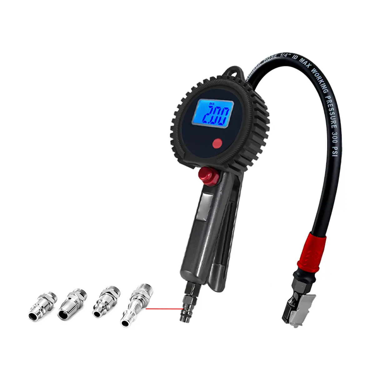 SEAPENG BW-L03C Rechargeable Tire Inflator Gauge, 5-230 PSI