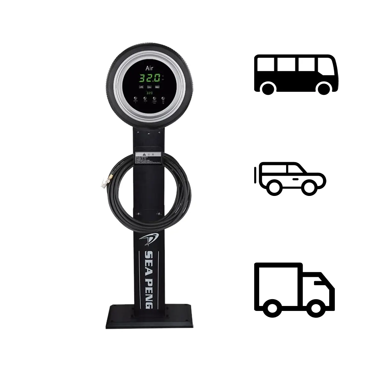 SEAPENG DP-Q02L Professional Vertical Tire Inflator