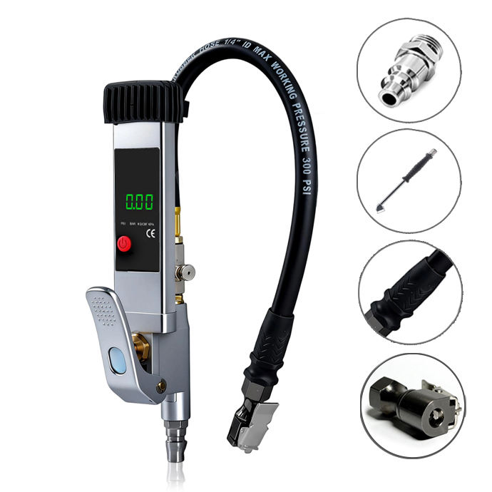 SEAPENG DP-708E Digital Tire Pressure Gauge, 5-230 PSI