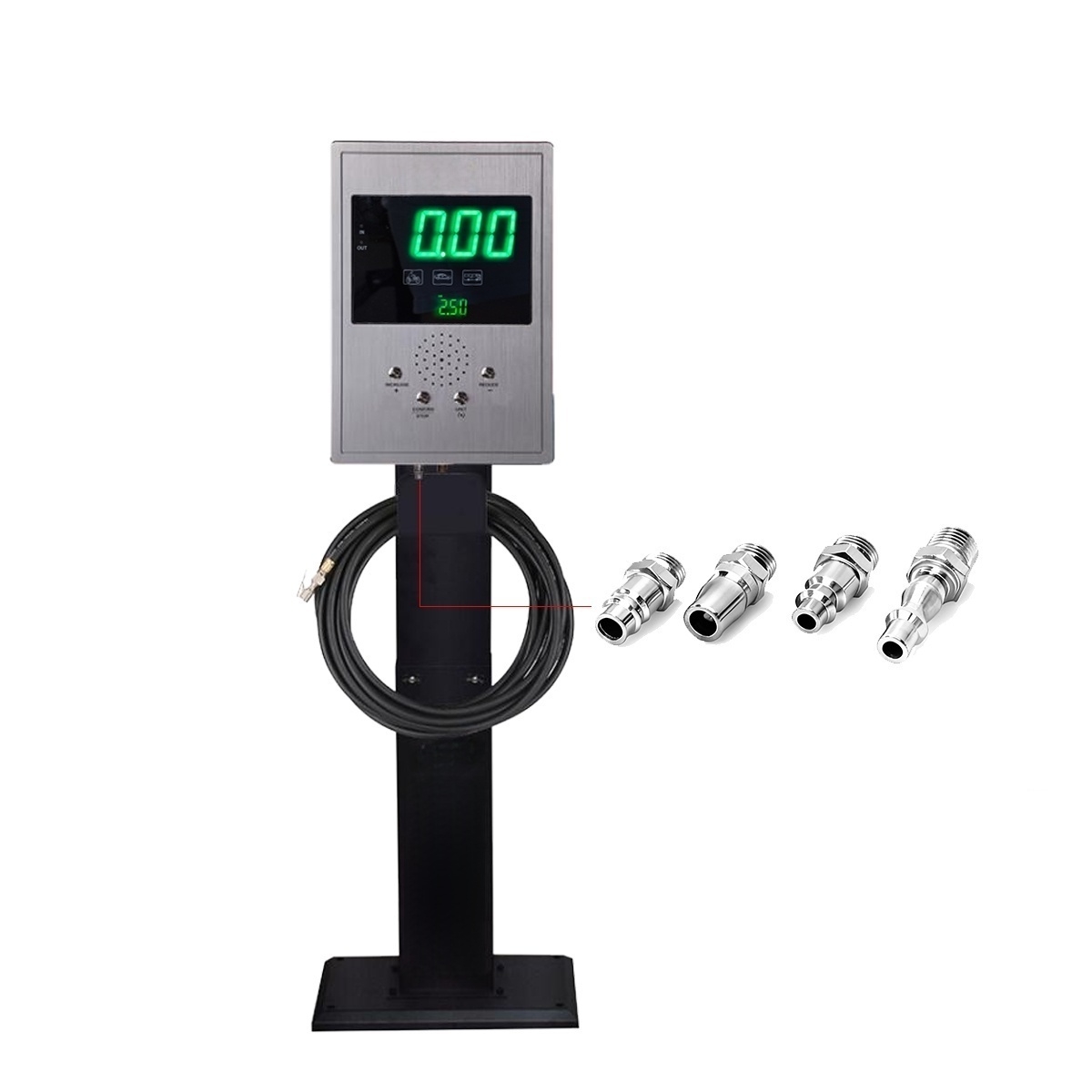 SEAPENG DP-Q01L Automatic Vertical Tire Inflator for Garages & Tire Shops