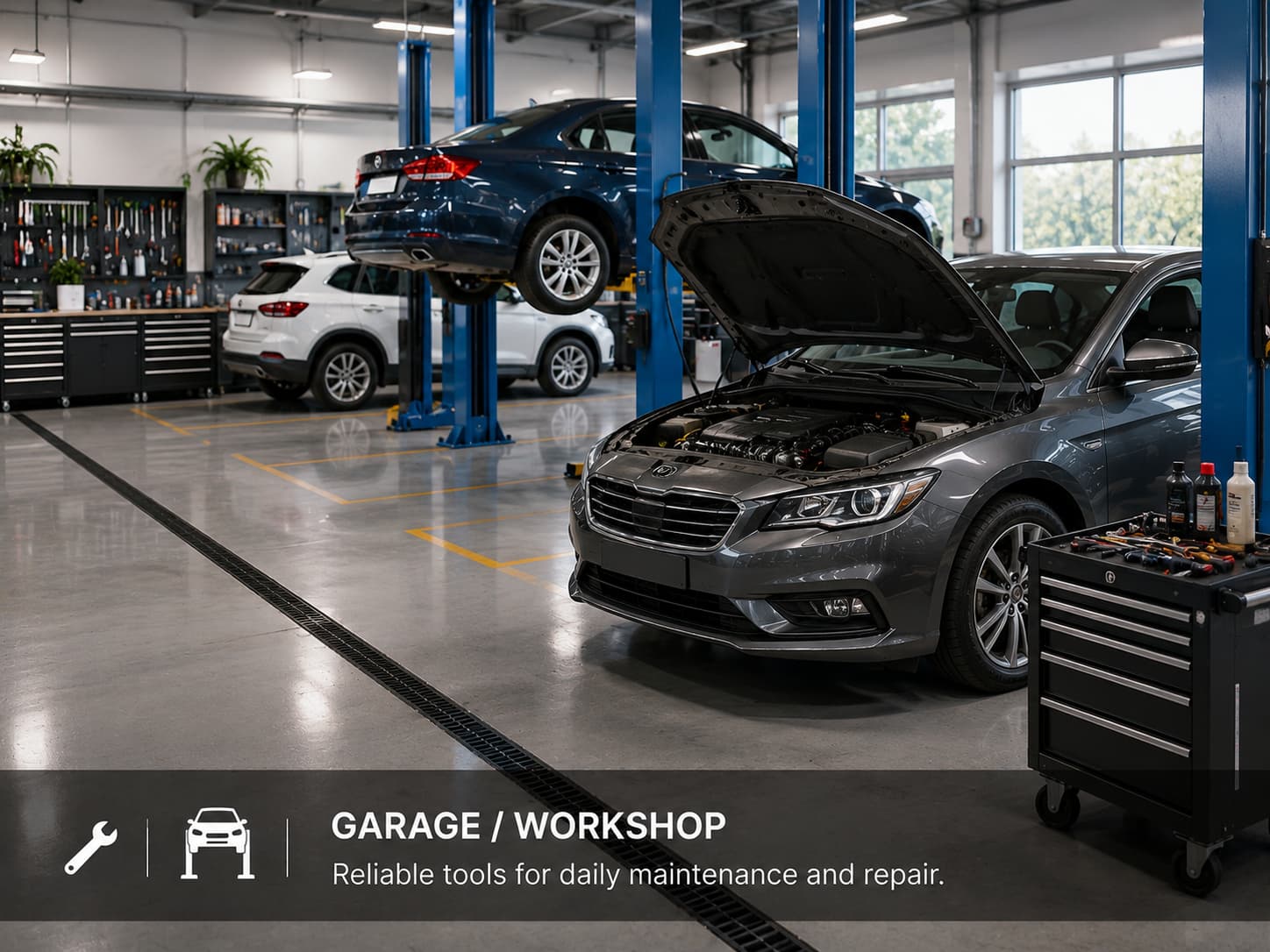 Garage Tire Inflation Equipment for Workshops and Service Bays
