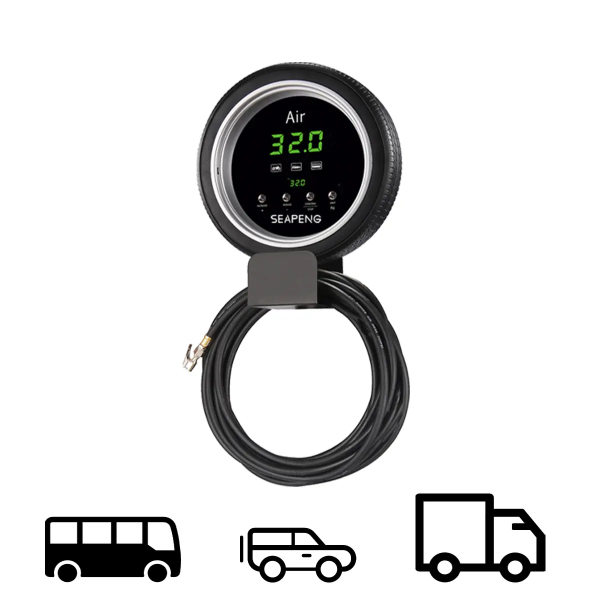 SEAPENG DP-Q02 Professional Automatic Tire Inflator