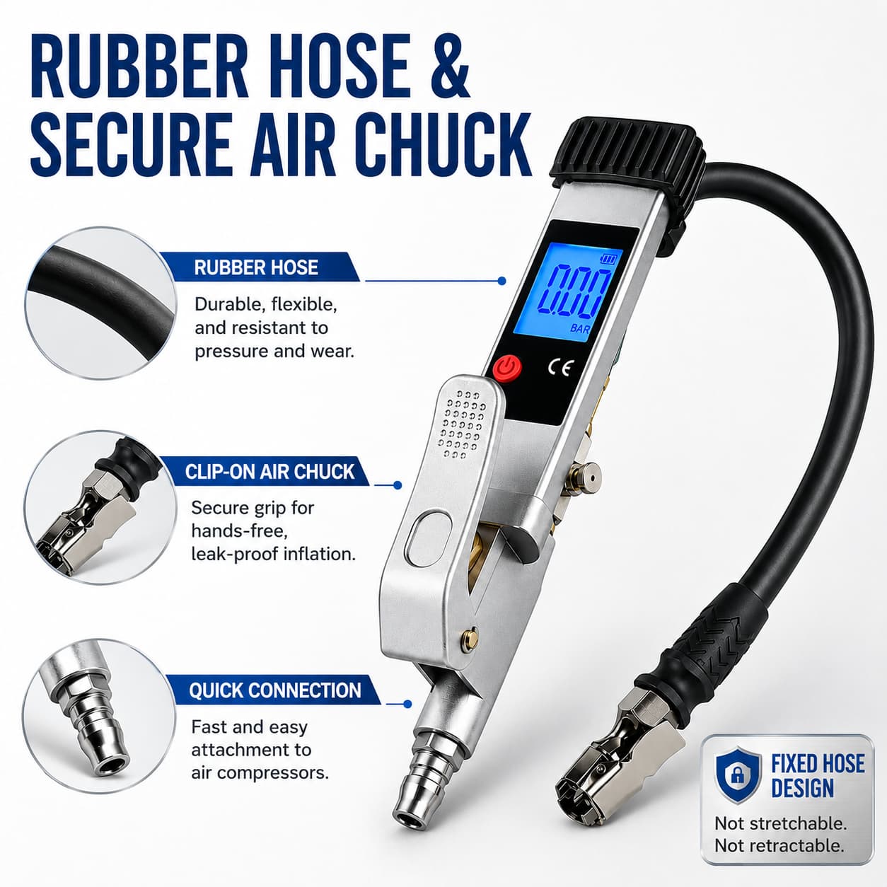 SEAPENG DP-708E digital tire pressure gauge product detail